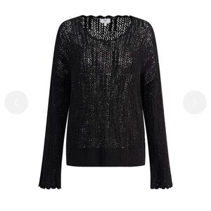 Chic Black Women's Knit Sweater